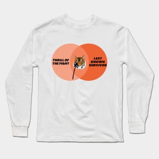 Venn Diagram: Songtext Eye of the Tiger Long Sleeve T-Shirt